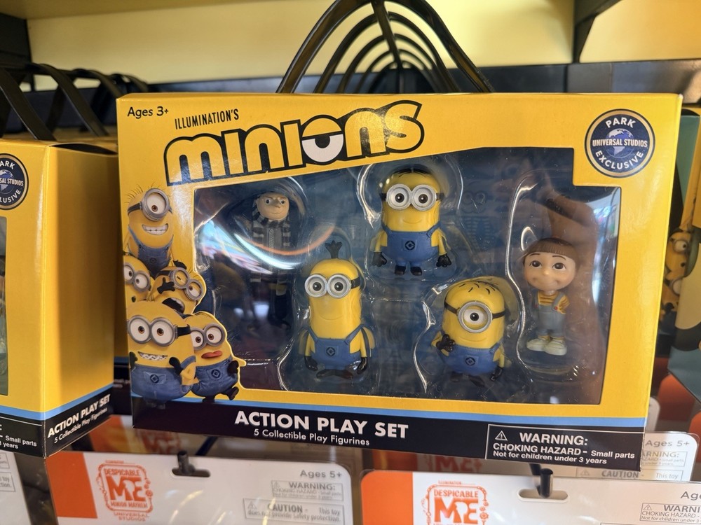 Universal Studios Despicable Me Minions Action Play Set Figure Pack Exclusive