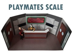 Star Trek TNG Ten Forward Bar Custom Playset for 5″ Scale Playmates Figures