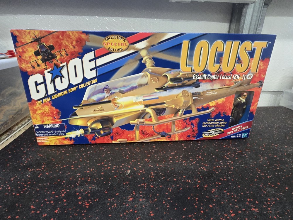 Locust w/ Wild Bill 2000 G.I. JOE COBRA Collector’s Edition MIB NEW! NMINT+