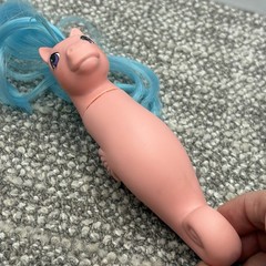 My Little Pony G1 Sea Pony Wavedancer 1983 Pink W Blue Hair Rare HG8