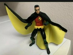 Custom Robin Wired Cape Mcfarlane DC Multiverse Batman 1/12 Animated NOT FIGURE