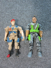 Lot of 10 Army Soldier Tank Chap Mei Beige Green Military Action Figues