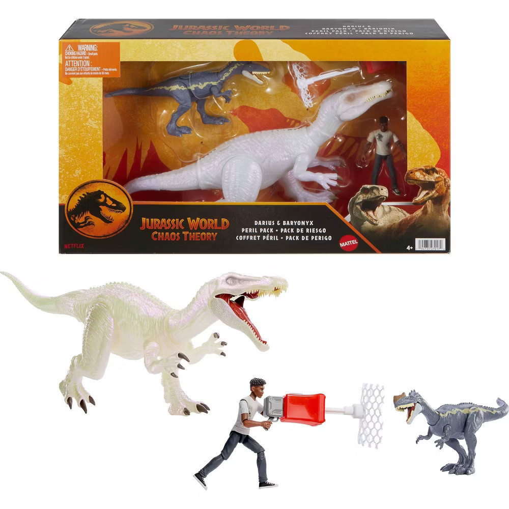 Jurassic World Chaos Theory: Darius & Baryonyx & Monolophosaurus Action