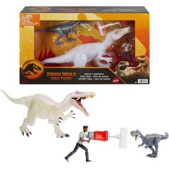 Jurassic World Chaos Theory: Darius & Baryonyx & Monolophosaurus Action