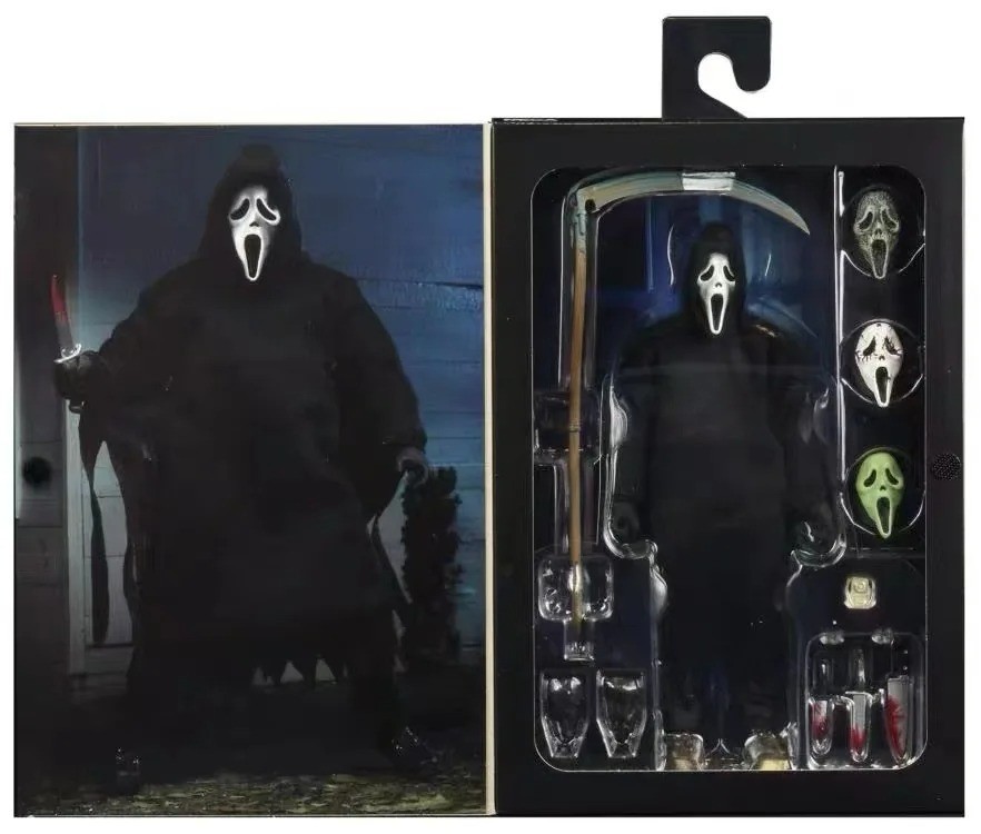 Ghostface Scream Movie 7″ Action Figure Horror Villain Collectible Toy