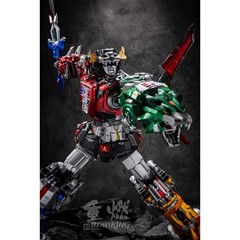 ReBorn-01 Beast King Painted Model with Metal Structure Giant Transform Combiner