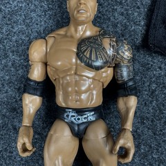 WWE Ultimate Edition The Rock Series 10 Mattel Wrestling Figure Loose Elite