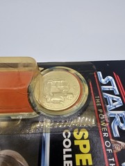 Vintage Kenner Star Wars Power Of The Force EV-9D9 Droid Last 17 -Coin On Card-