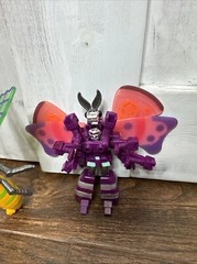 Vintage 80s LH V World Invading Insects Yellow Cicada, Pink Moth Transforming KO