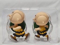Charlie Brown Then and Now Figure Set 2010 Dark Horse Comics Peanuts 60 Years