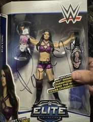 Mattel WWE Paige Elite Collection Series 34 Action Figure Autographed Brand New