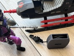 G.I Joe Cobra FANG Winch Add-On Helicopter 3D Printed Custom