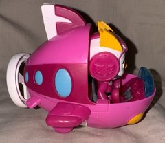 Top Wing Penny Pink Jet Submarine Vehicle & Figure Hasbro 2018 5” Toy