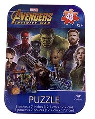 Disney, Nickelodeon, Marvel & More Licensed Character Mini Puzzles in Tins Aveng