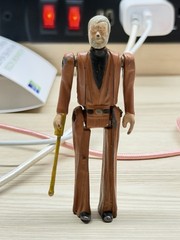 Vintage Star Wars Obi Wan Kenobi Bootleg Brazil Model Trem Rare Not Glasslite