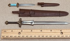 1/6 Kaustic Plastik 12″ figure MasterClass Collection Conan Belt Sword Knife set