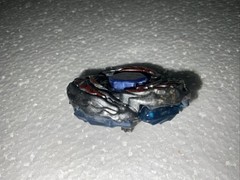 beyblade metal fusion Dragon Silver Red Blue
