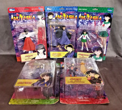 Toynami InuYasha Lot of 5 Action Figures – Kikyo, Miroku, Kagome, Naraku, Sango