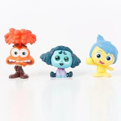 9pcs/Set Mini Inside Out 2 Action Figure Toy Cartoon Movie Joy Anxiety Anger