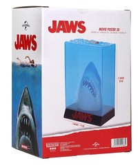 Jaws 3D Movie Poster Statue One Size, Blue