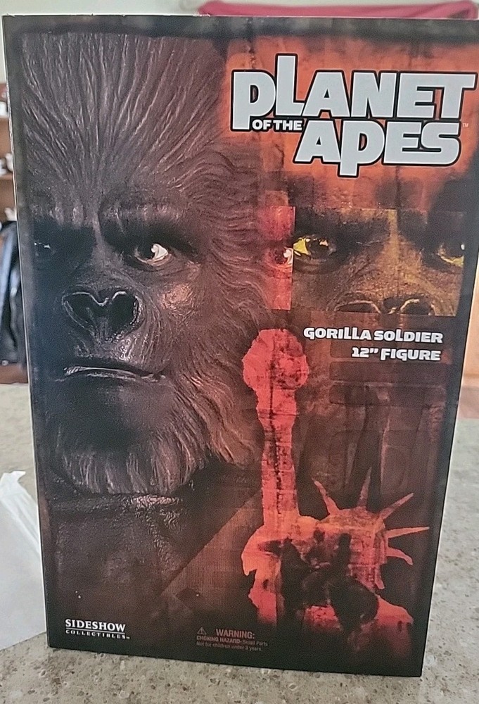 Sideshow Collectibles PLANET OF THE APES GORILLA SOLDIER 12″ Action Figure #7505
