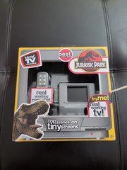 Tiny TV Classics Jurassic Park Mini Working Collectible TV Retro Desk Toy New