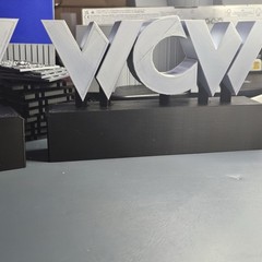 WWE Mattel Two WCW Nitro Stage Entrance Medium Logos (2) Accessory