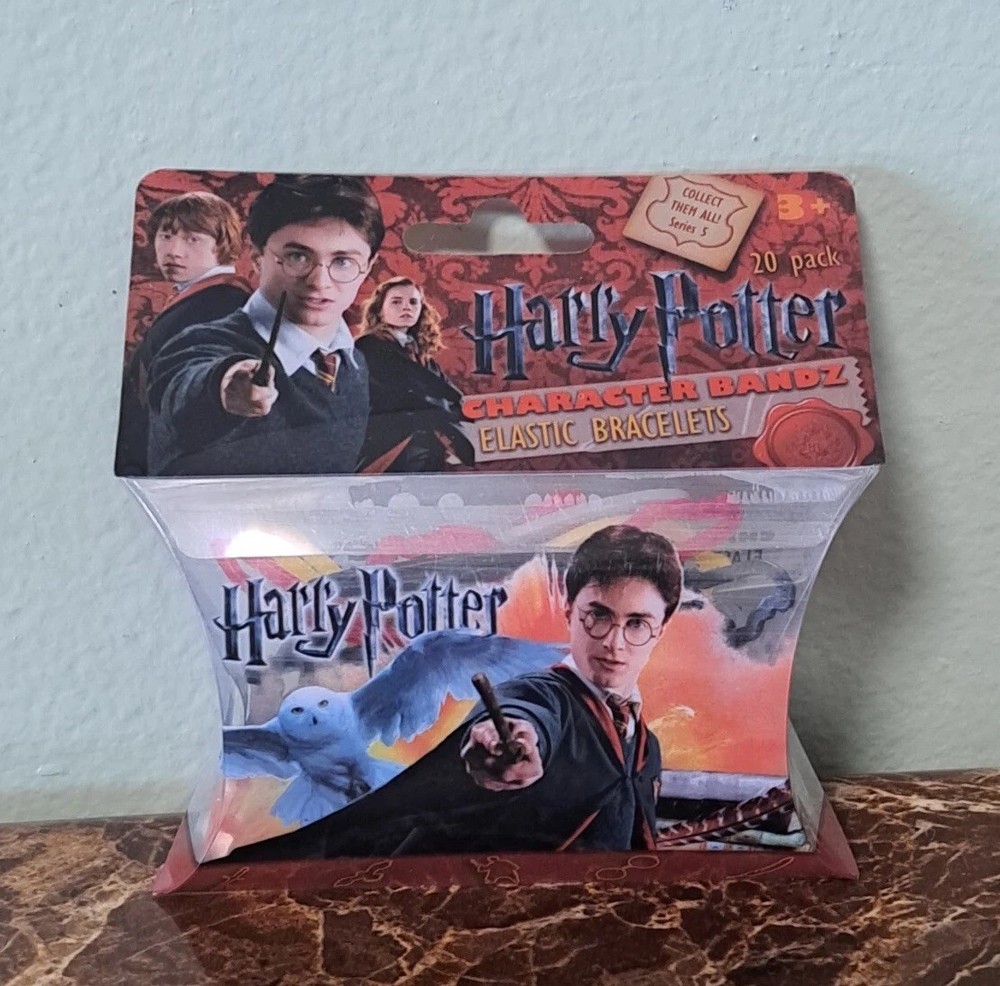 Harry Potter CHARACTER SHAPE SILLY BANDZ ELASTIC BRACELETS 20 PACK New