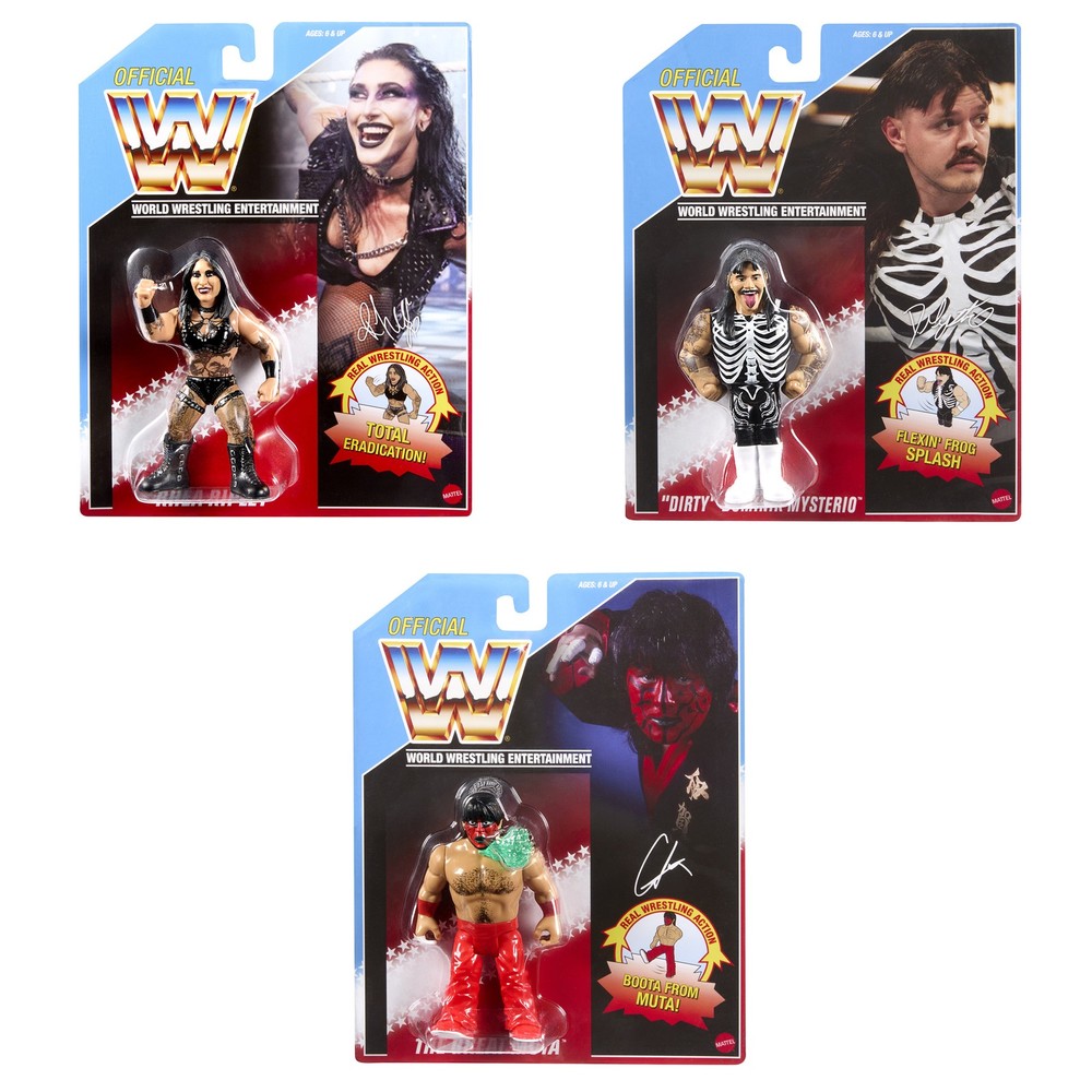 WWE 2026 Retros (Wave 3) (Dominik Mysterio, Rhea Ripley & Great Muta with