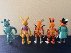 LOT OF 5 FUNKO FIVE NIGHTS AT FREDDYS 5″ CURSE OF DREADBEAR 2021 COMPLETE WAV