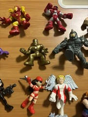 Hasbro Marvel Super Hero Squad Lot of 17 Action Figures Iron Man Rhino Star Wars