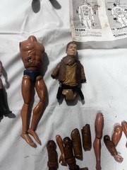 Vintage Action Figure Lot Mego Star Trek Big Jim Wolf Pack GI Joe Maskatron Marx