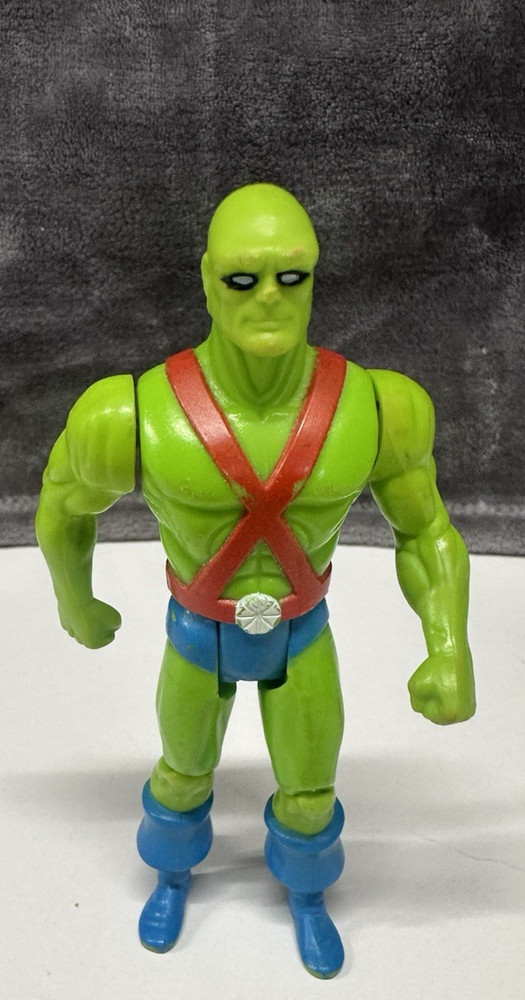 Martian Manhunter Super Powers DC Comics 1985 Kenner Vintage Action Figure Green