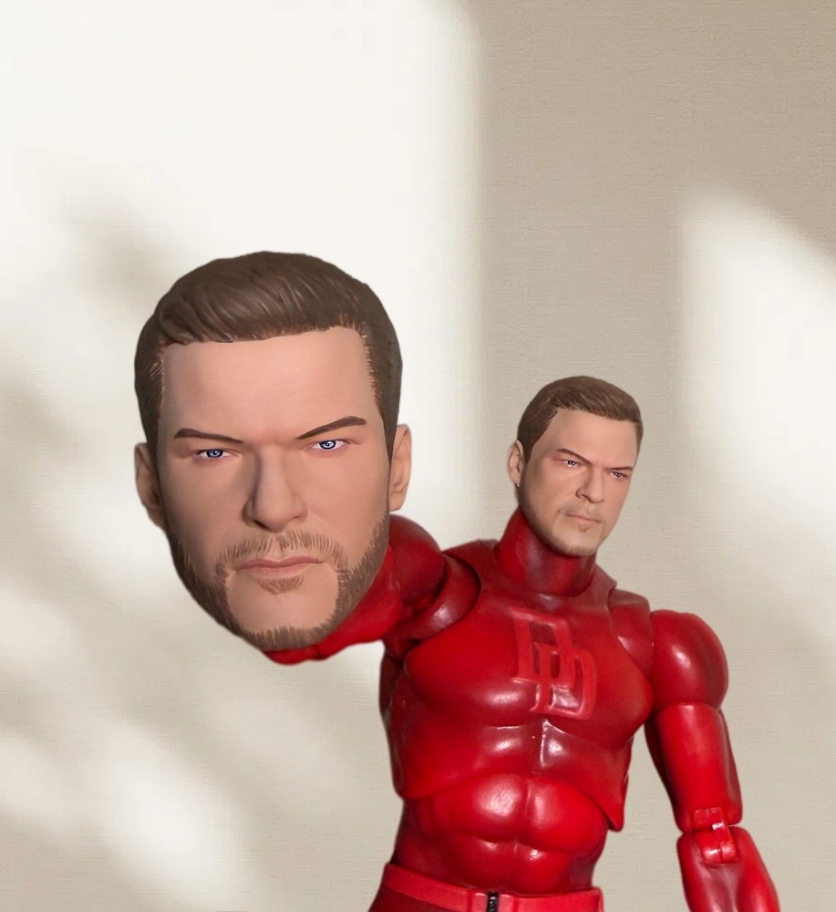 1/12 1/6 Painted ‌Alan Ritchson Actor Head Sculpt Model Toys