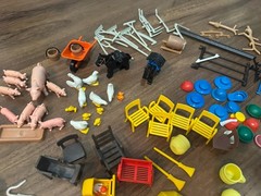 VTG Lot Play Mobile Figurines, Cowboys, Circus, Animal Figurines & Accessories