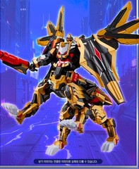 Metal Cardbot W Season3 Nightgriffon Transformer Robot Night Griffon Kids Toy