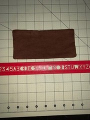 1/6 scale action figures. Horse saddle blanket BROWN (blanket only)