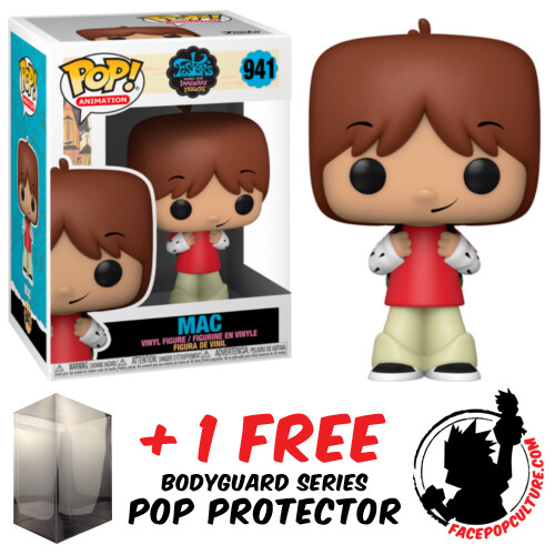 FUNKO POP FOSTERS HOME FOR IMAGINARY FRIENDS MAC #941 VINYL FIGURE + PROTECTOR