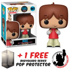 FUNKO POP FOSTERS HOME FOR IMAGINARY FRIENDS MAC #941 VINYL FIGURE + PROTECTOR