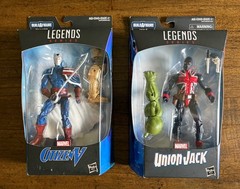 Marvel Legends Union Jack & Citizen V lot Hulk Thanos BAF