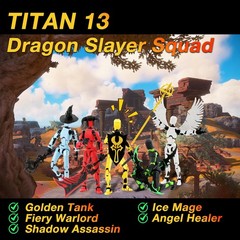 Titan 13 T13 Action Figure Assembly Completed, 5-Pack T 13 Action Figure, Luc…