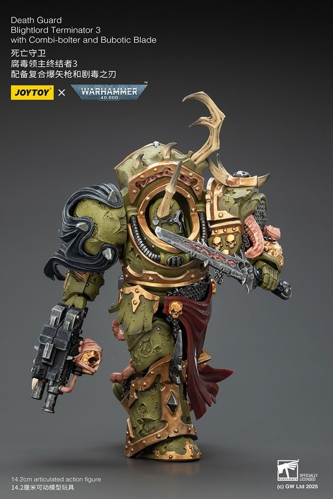 JoyToy Warhammer 40000 JT02885 1:18 Death Guard Blightlord Terminator 5in Figure