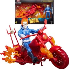Ghost Rider Marvel Legends Johnny Blaze 6-Inch Action Figure with Motorcycle