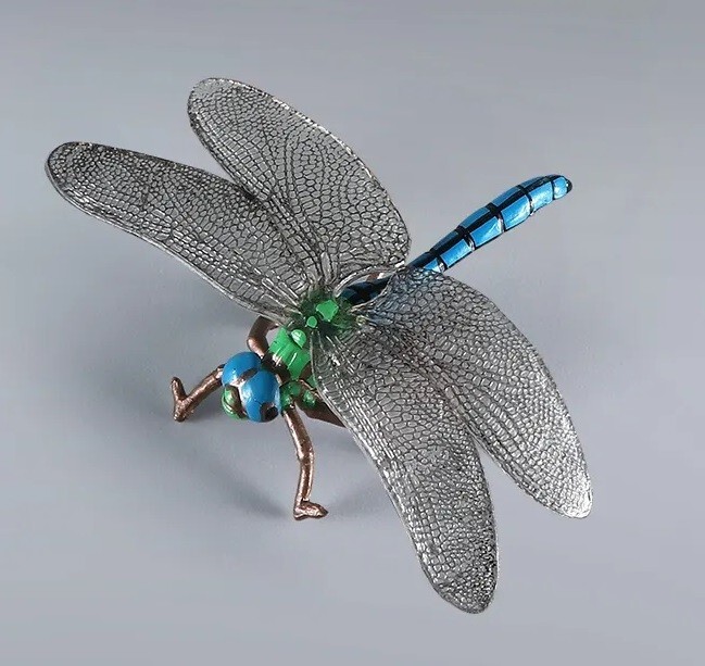 Dragonfly Insect Animal Toy PVC Action Figure Doll Kids Toys Party Gifts