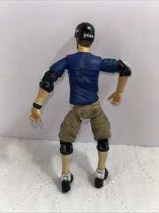 tony hawk Quiksilver Sports Action Figure w/ Helmet & Pads, Blue Shirt Tan