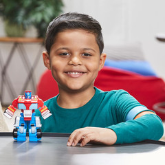 Transformers Playskool Heroes Rescue Bots Academy Team Optimus Prime, 4.5-Inch
