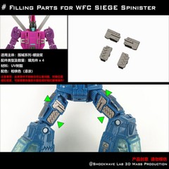 Shockwave Lab Filler Upgrade Kit For SS/Legacy/Kingdom/Titans Return/Siege