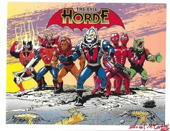 MASTERS OF THE UNIVERSE “The Evil Horde” SIGNED Errol McCarthy 8.5″ X 11″