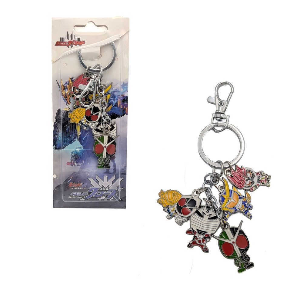 ICHIGO KUUGA FAIZ RYUKI & DEN-O Kamen Rider 1.5 in. 5 Pcs. Key Chain Set