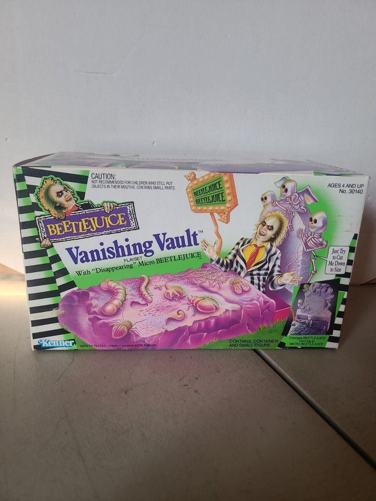 Beetlejuice Vanishing Vault 1990 Kenner MIB